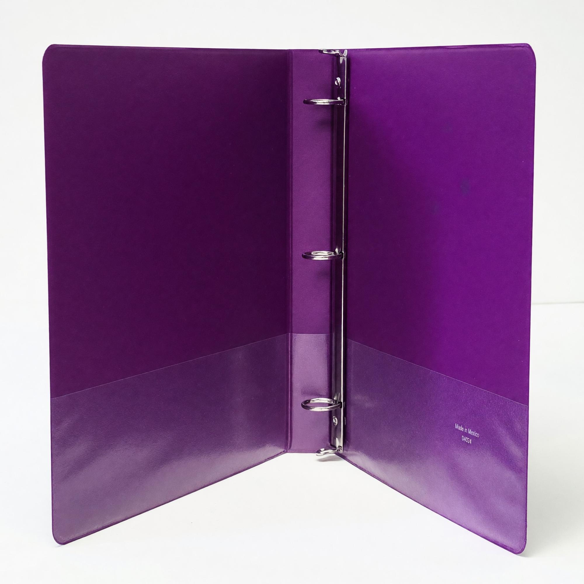 Product image 2 of 2 for UW-Stevens Point 1" Vinyl Binder, Purple
