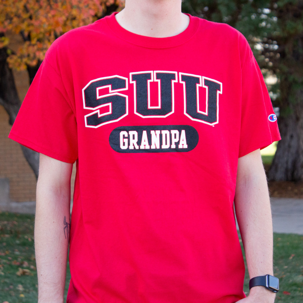 Champion SUU Grandpa Tee; $19.99