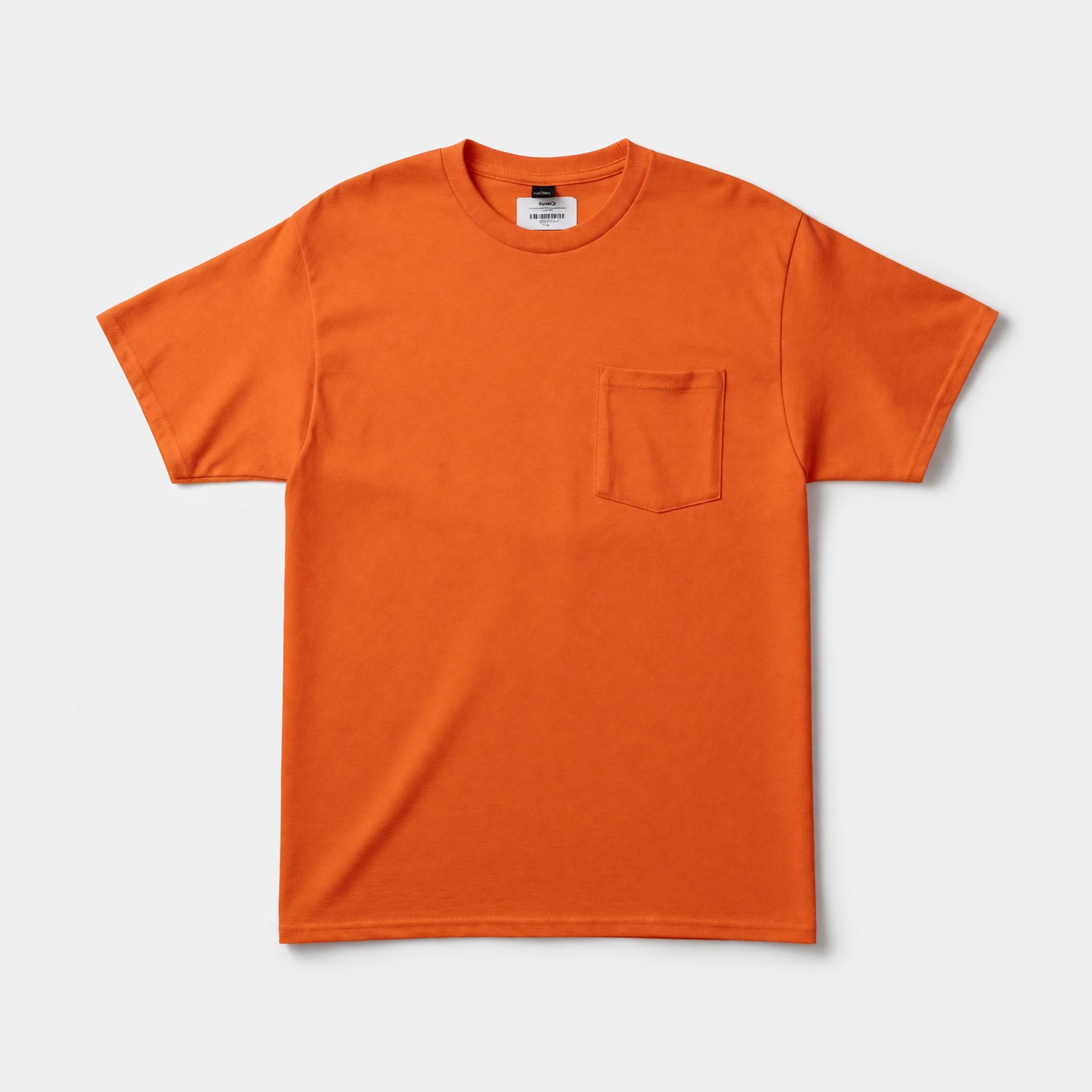 Variant 5 of 5 for Port & Co Orange Essential Pocket Tee