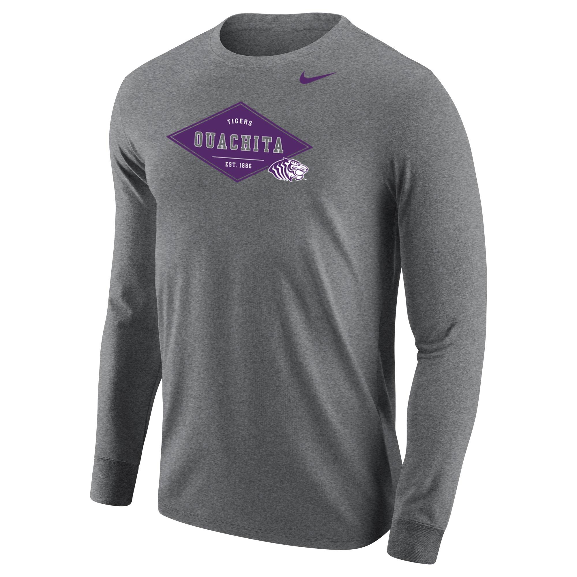 image of: Ouachita Tigers Diamond Core Long Sleeve Tee