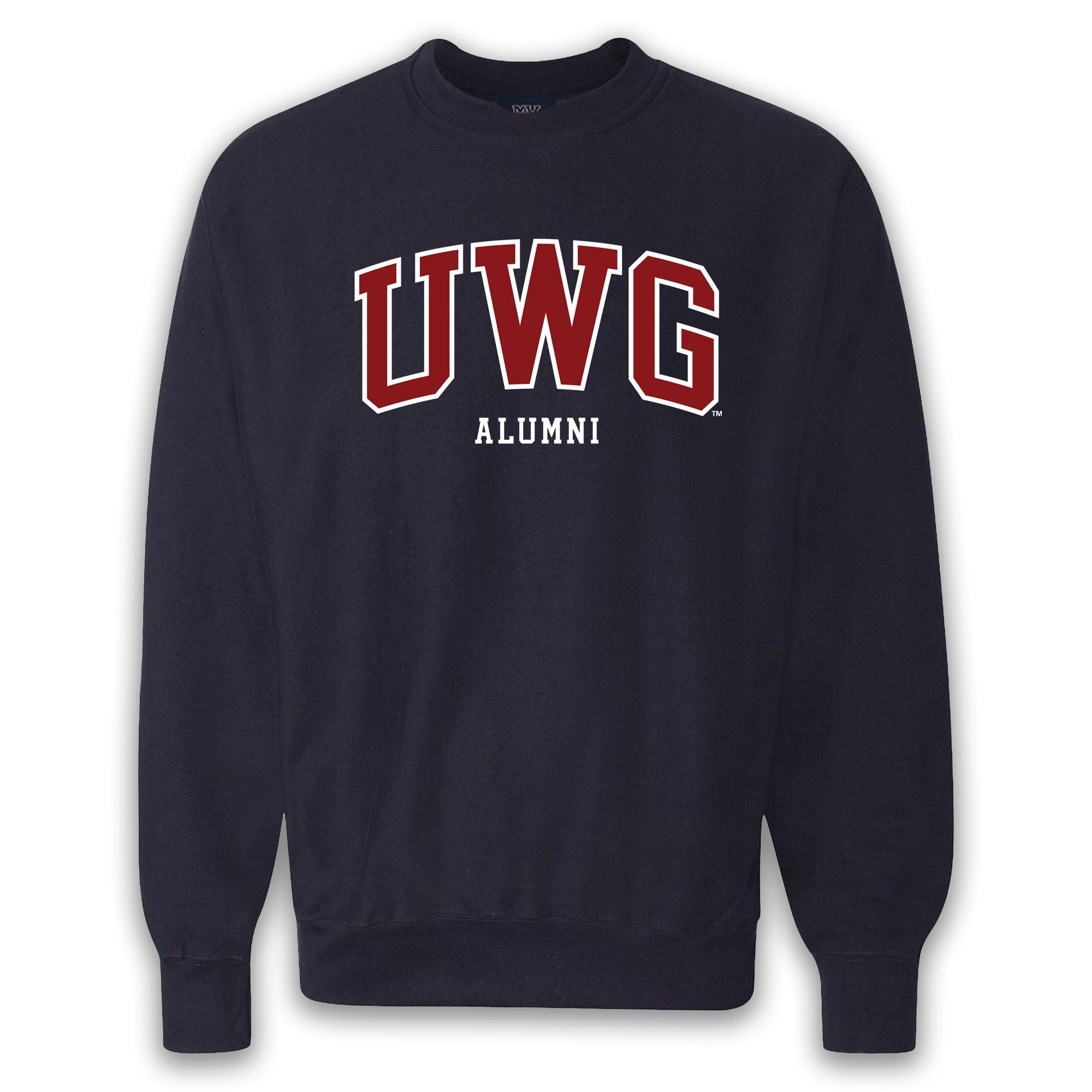 image of: UWG ALUMNI APPLIQUE CREW