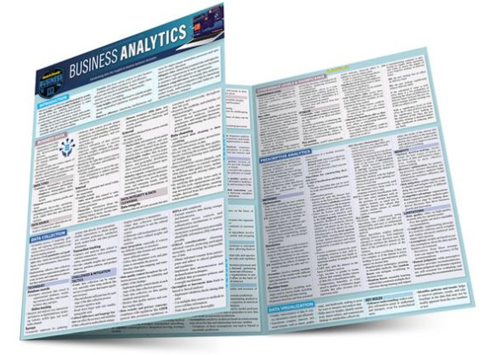 Cover image for BUSINESS ANALYTICS LAMINATED STUDY GUIDE