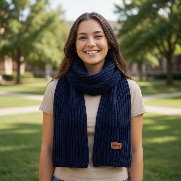 Knit Scarf with CCC Patch; $17.95