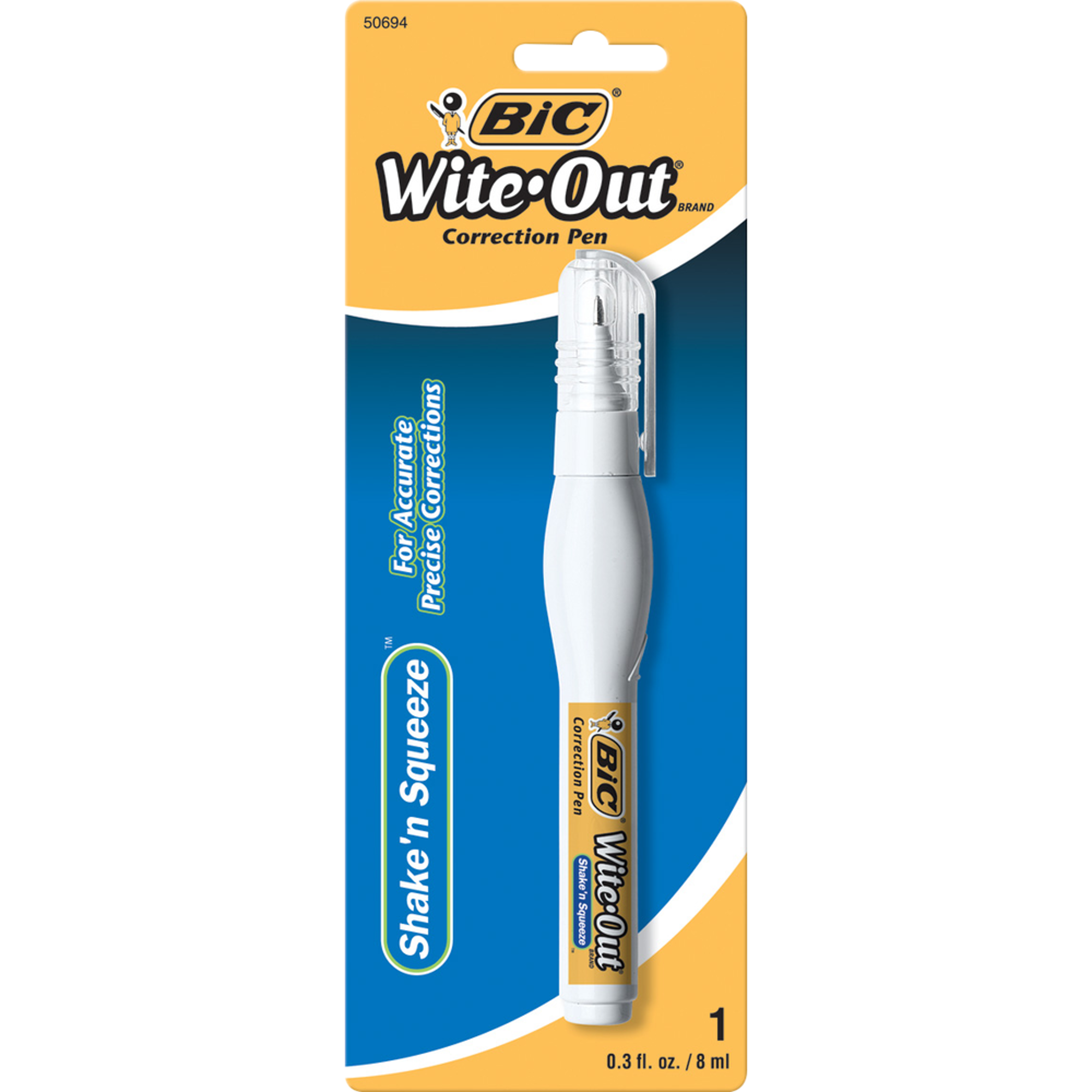 Product image 1 of 2 for BIC Wite-Out Shake n' Squeeze Correction Pen, White