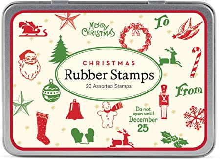 image of: Christmas Rubber Stamp Set/20