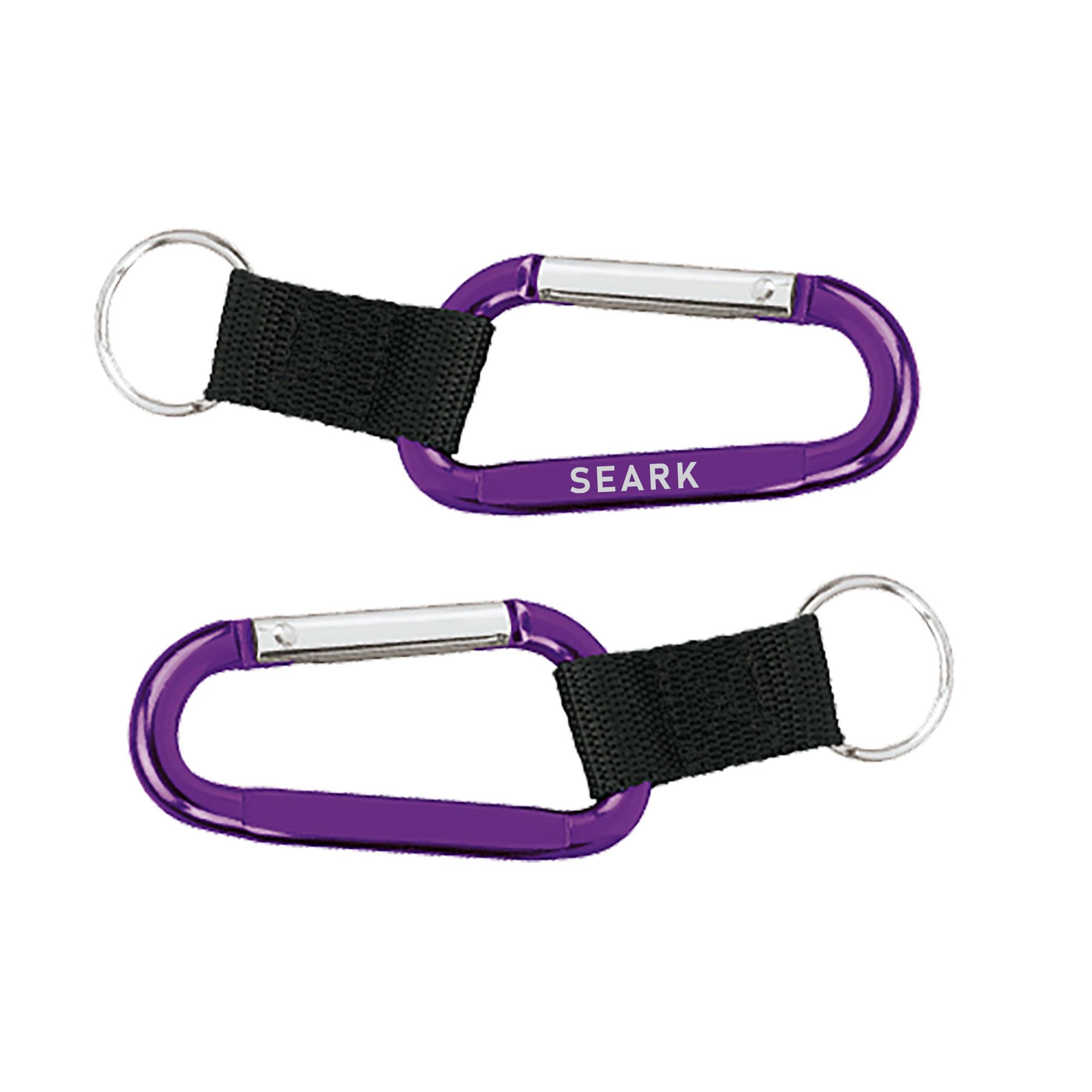 Product image 1 of 1 for Southeast Arkansas College Anodized Carabiner, Purple
