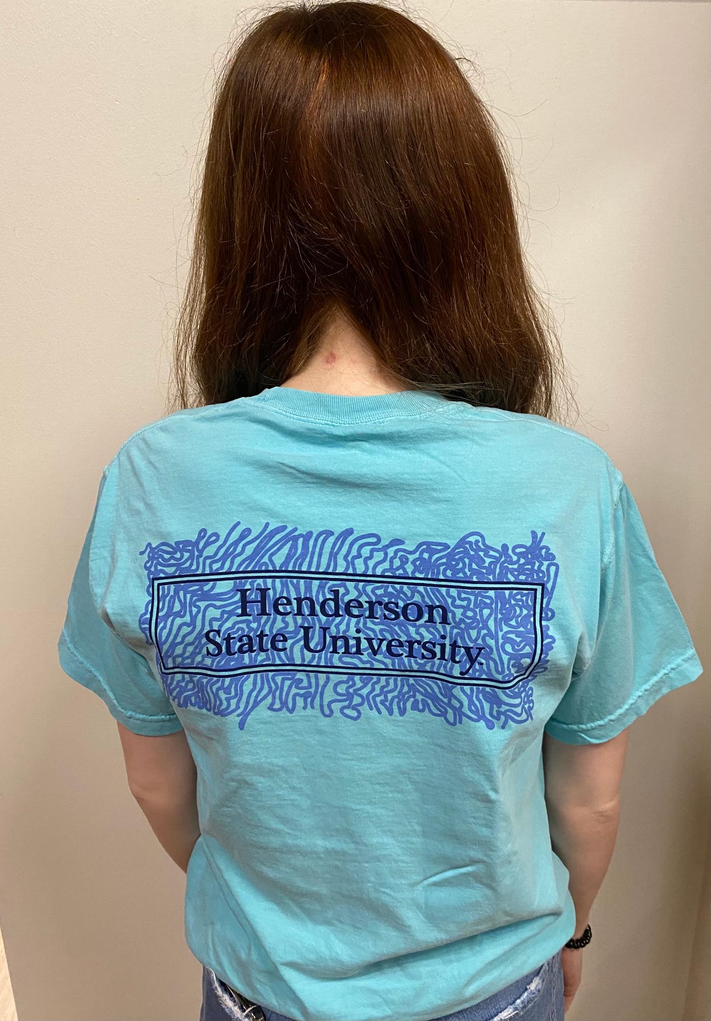 image of: Henderson State University Comfort Colors Scribble Short Sleeve T-Shirt