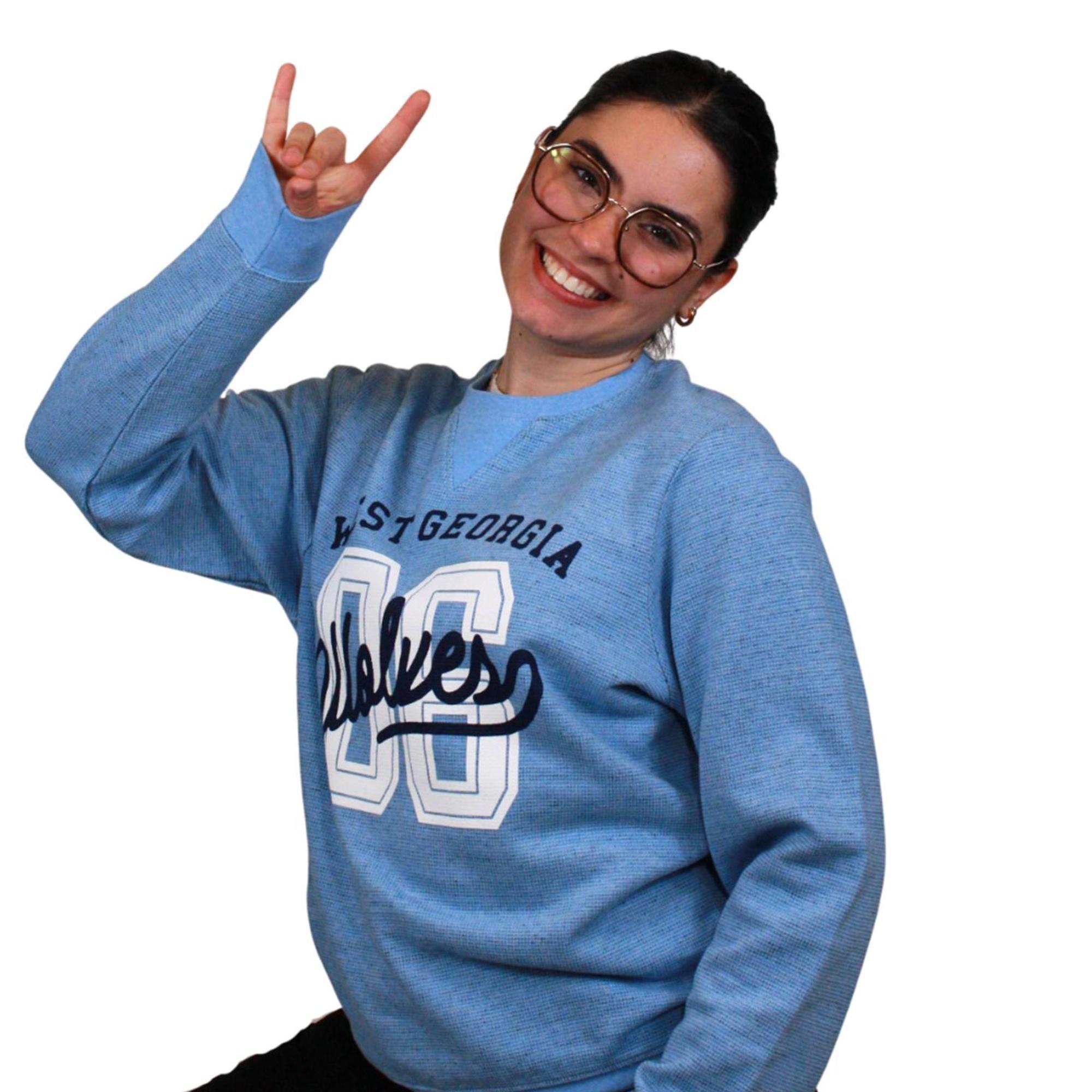 Product image 2 of 3 for WEST GA WOLVES TEXT JAGGER CREW