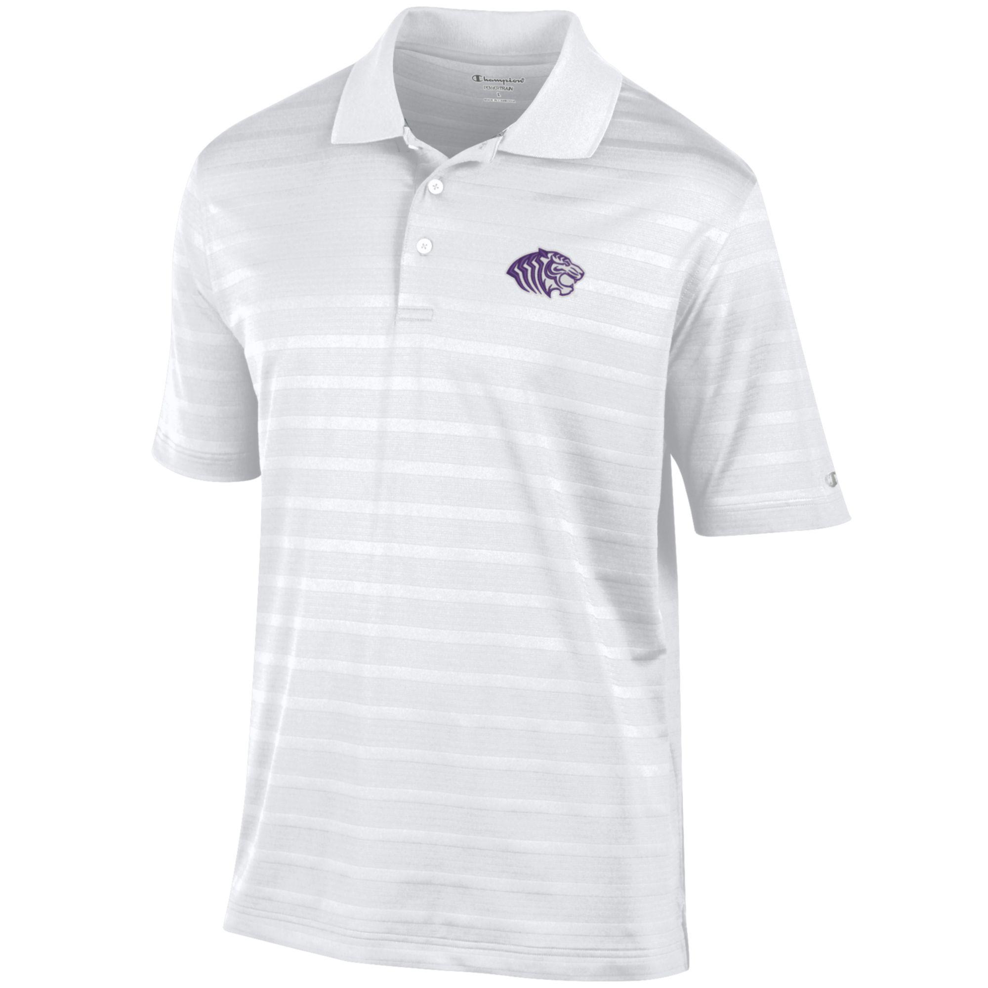 image of: Ouachita Tigers Textured Solid Polo
