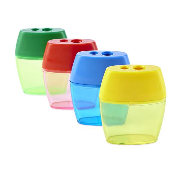 CLI Deluxe 2 Hole Pencil Sharpener w/ Receptacle 1pk; $1.79
