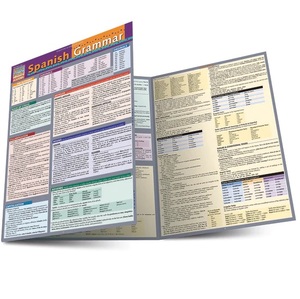 Cover image for SPANISH GRAMMAR LAMINATED STUDY GUIDE