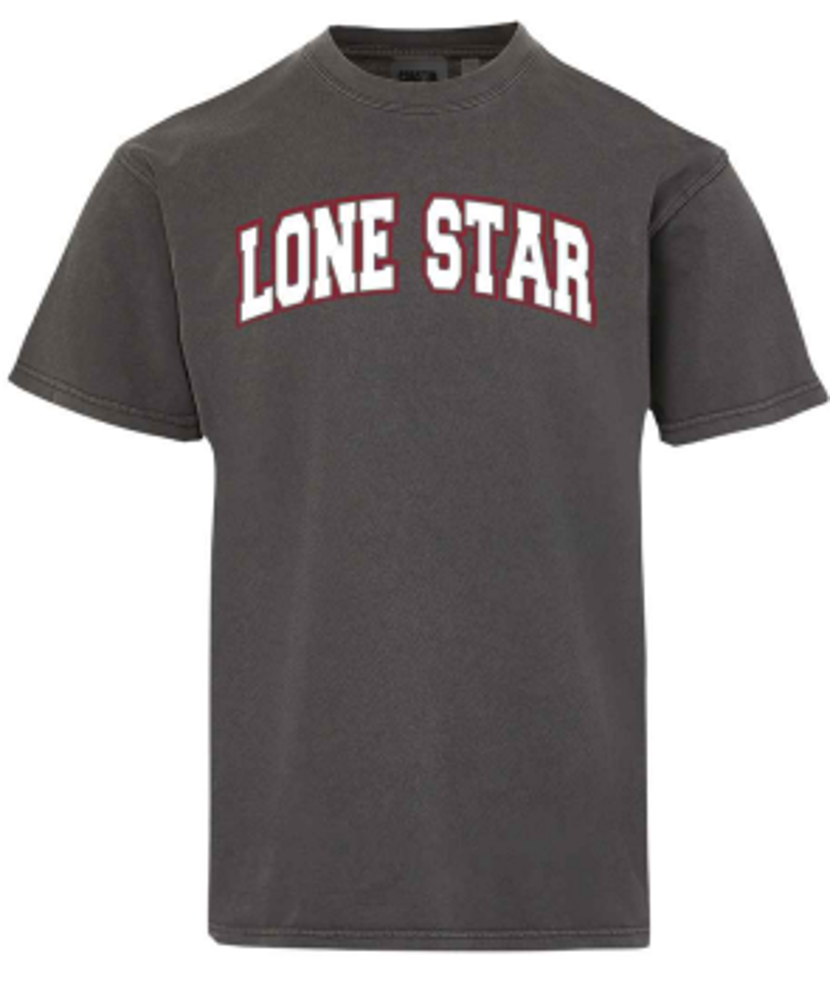 Product image 1 of 1 for Lone Star College Outline Coastal Color Short Sleeve Tee, Pepper