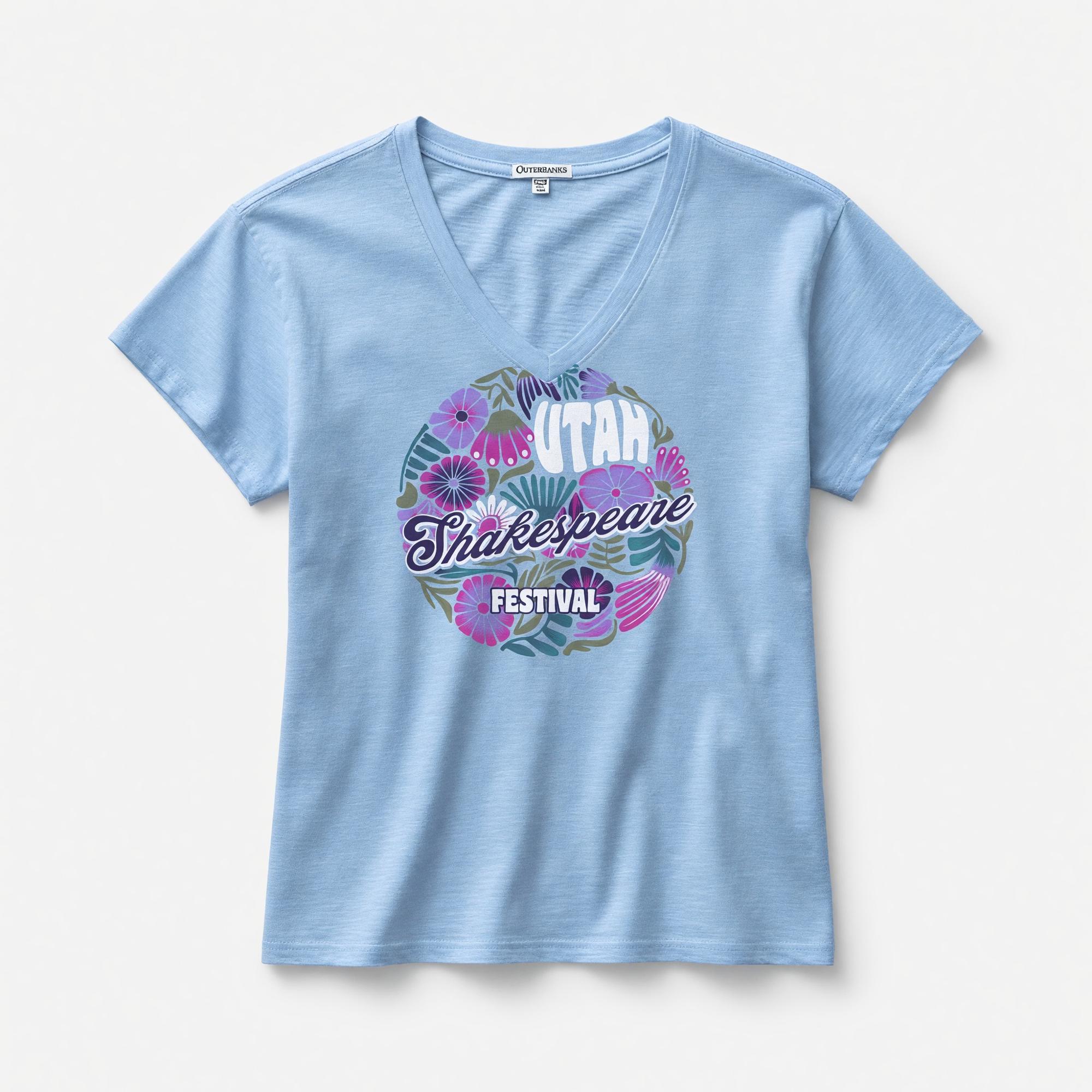 Product image 1 of 1 for V NECK BLUE HYDRANGEA USF 2025