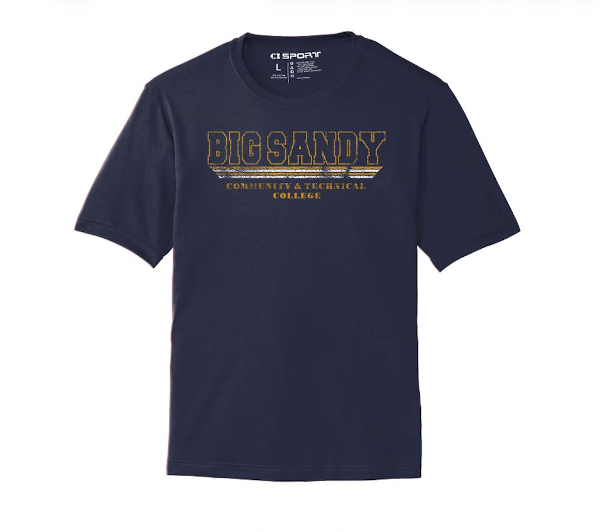 KBS SS PERF TEE WEAVING NAVY HTH; $24.99