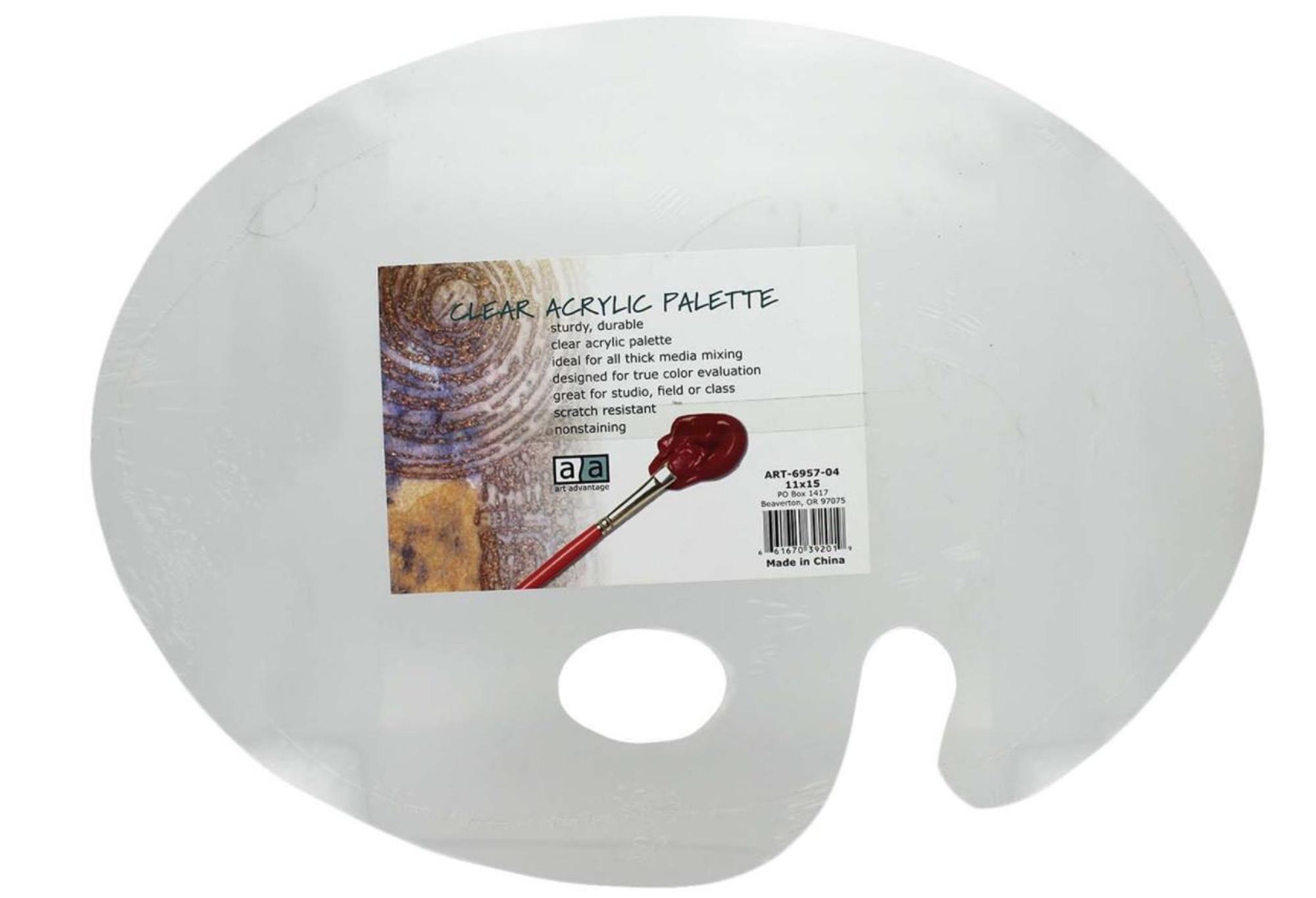 image of: Art Advantage Clear Acrylic Palette 11x15