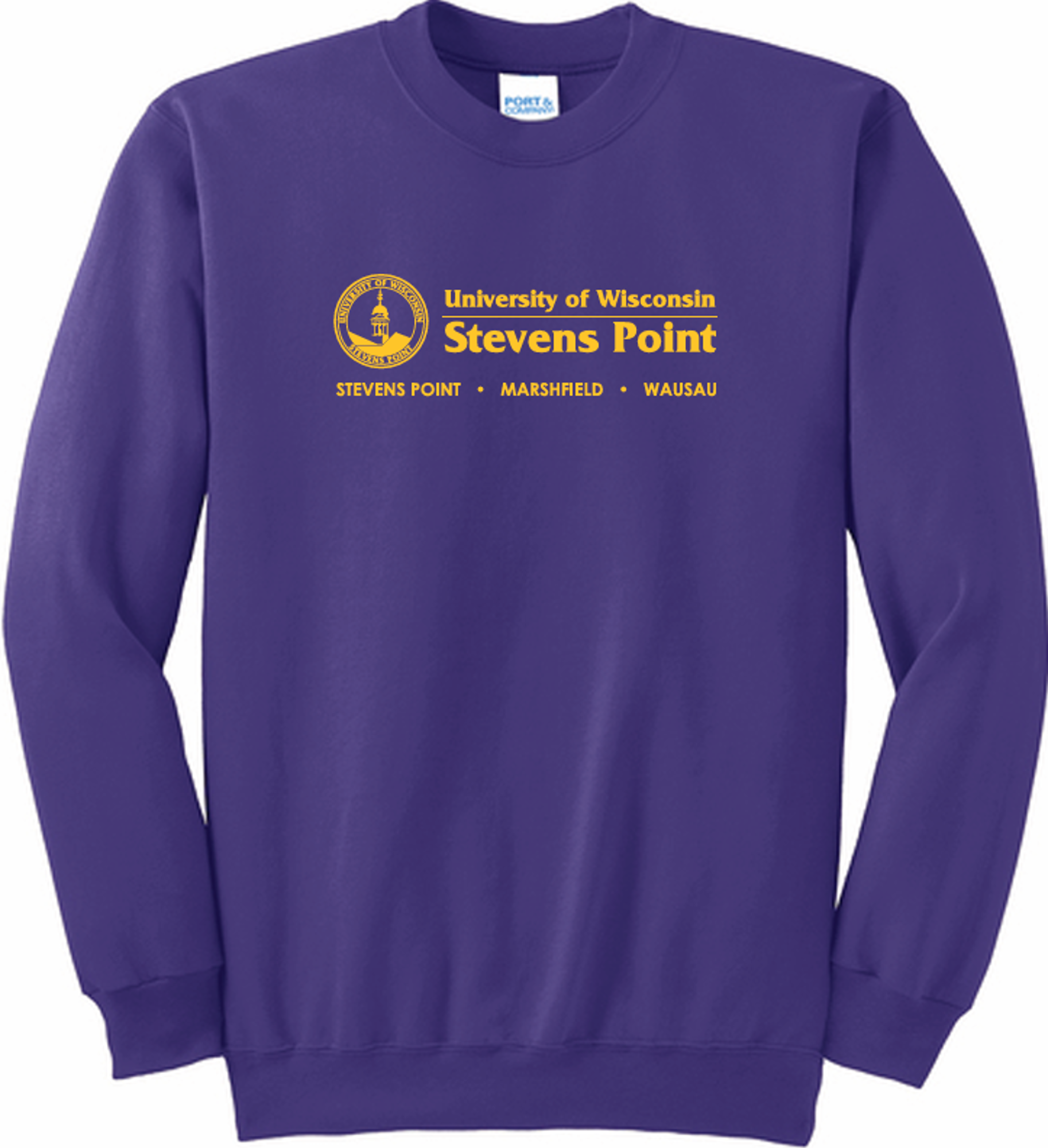 Variant 2 of 2 for UWSP Essential Fleece Crew Sweatshirt