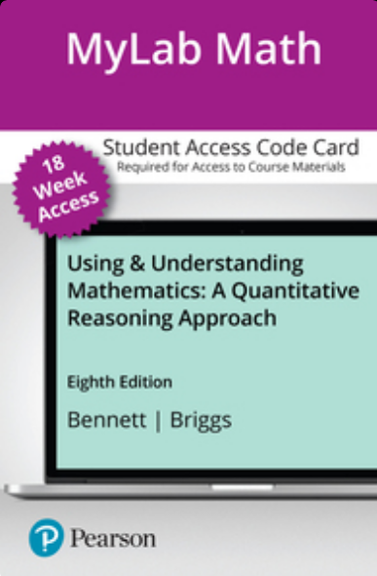 Cover image for USING+UNDERSTANDING MATH.-18 WK.ACCESS