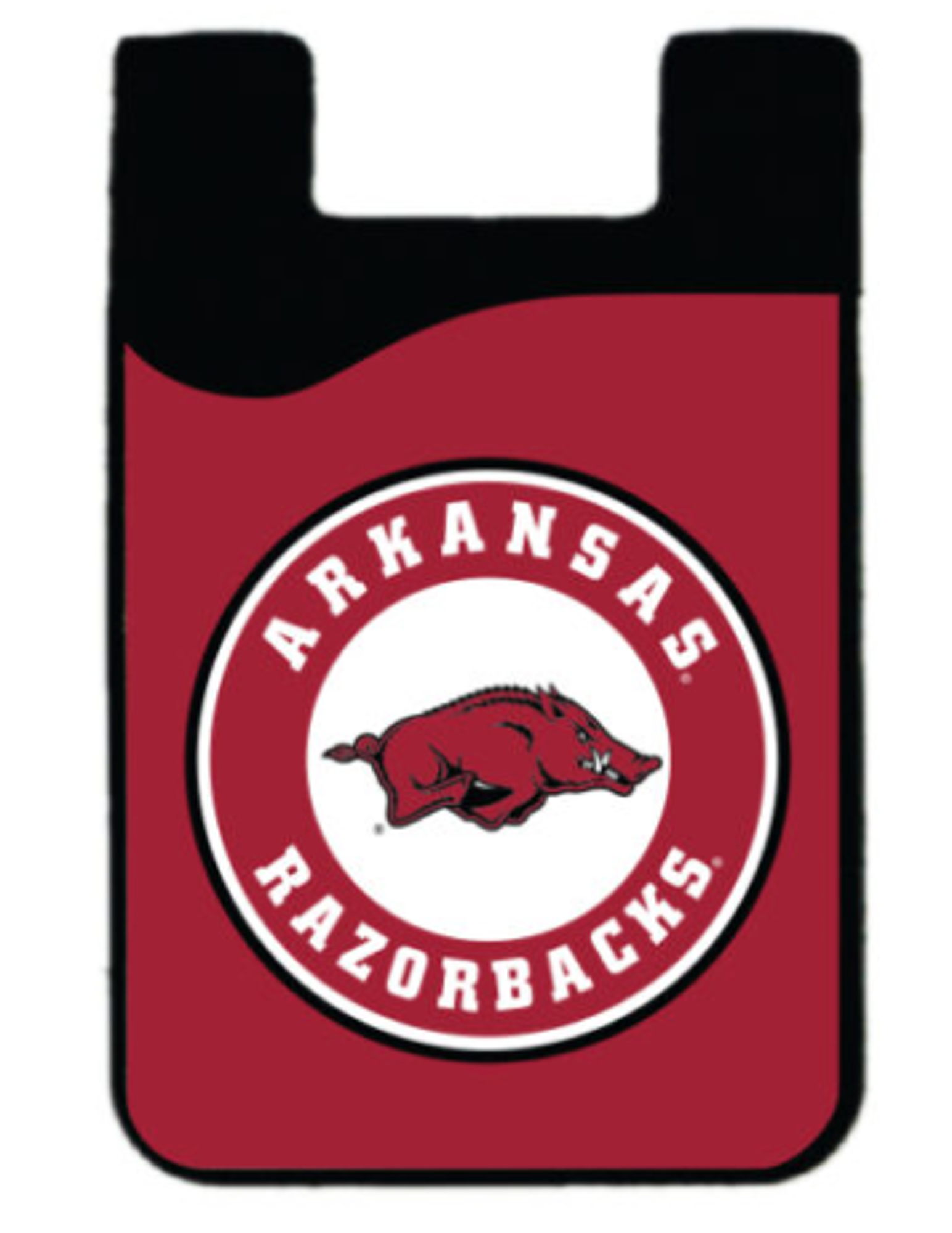 image of: Arkansas Razorbacks Bullseye Cell Phone Card Holder