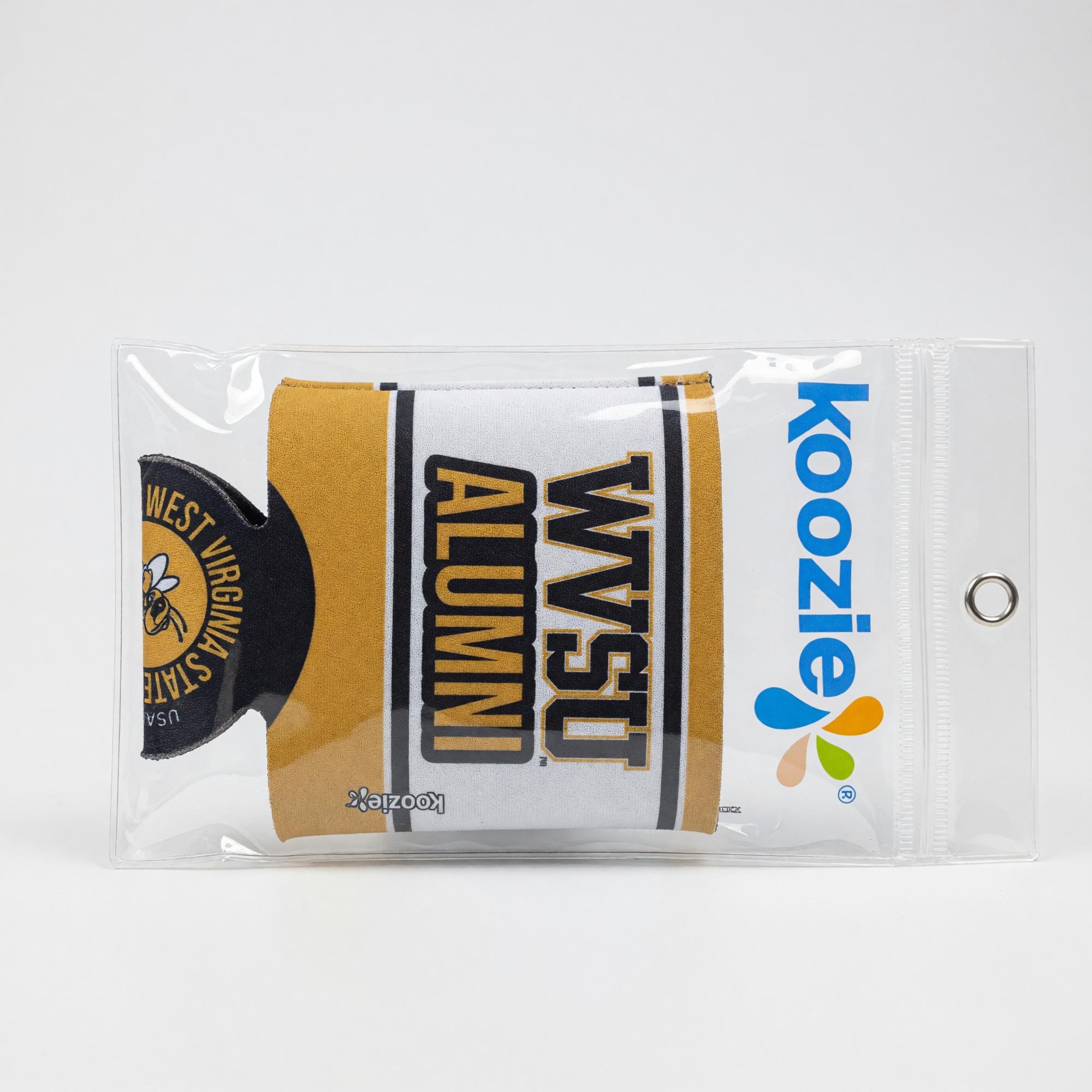 Product image 1 of 1 for KOOZIE - GLD/WHT "Alumni"