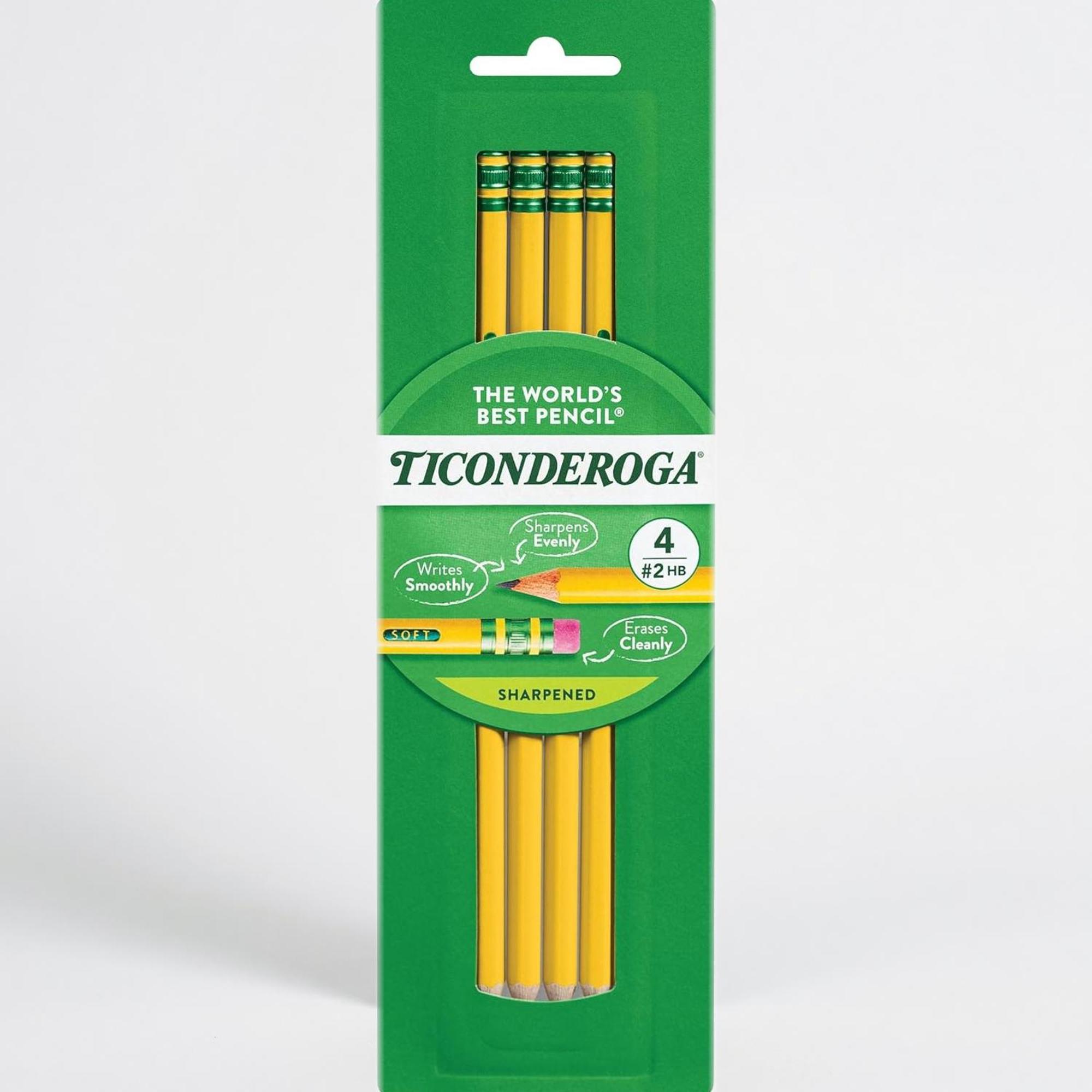 Product image 1 of 1 for Ticonderoga Pencil #2 Wood 4 Pk Dixon