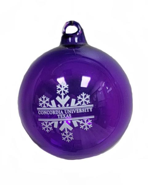 3" Hand Blown Snowflake Glass Ornament; $16.99