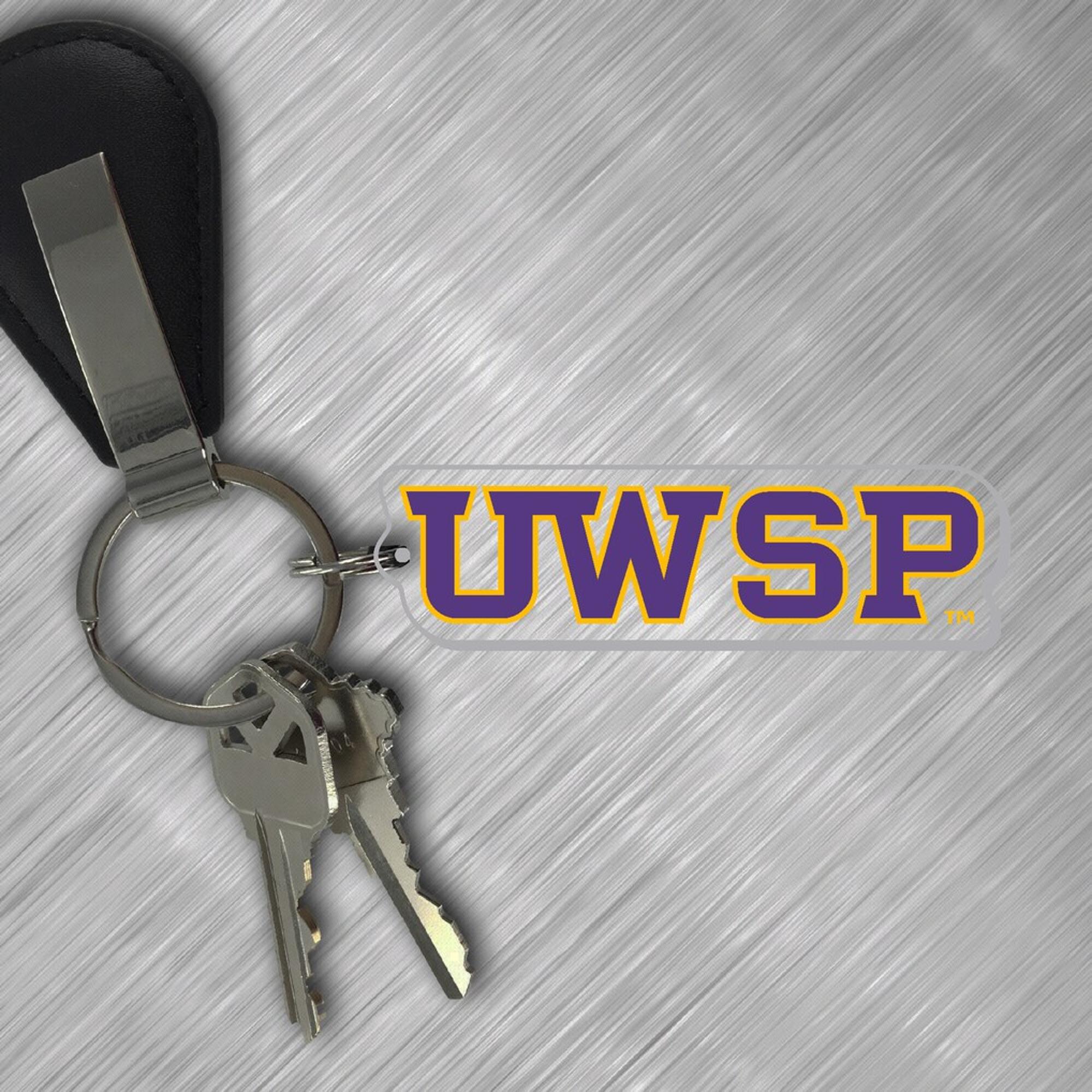 Product image 1 of 1 for University of Wisconsin Stevens Point Acrylic Keytag 1