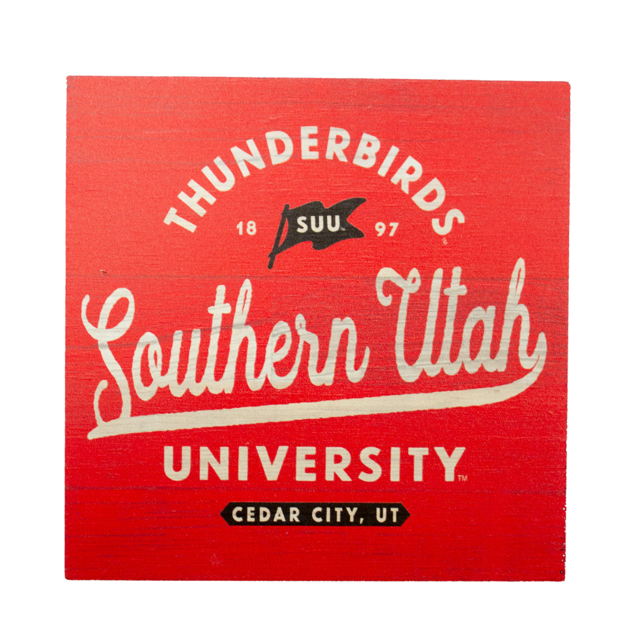 Southern Utah University Table Top Square Sign