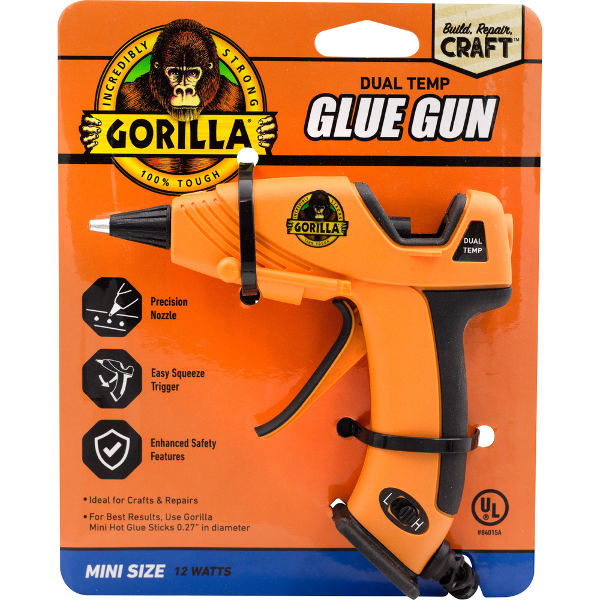 Gorilla Glue Mini Hot Glue Gun; $6.99