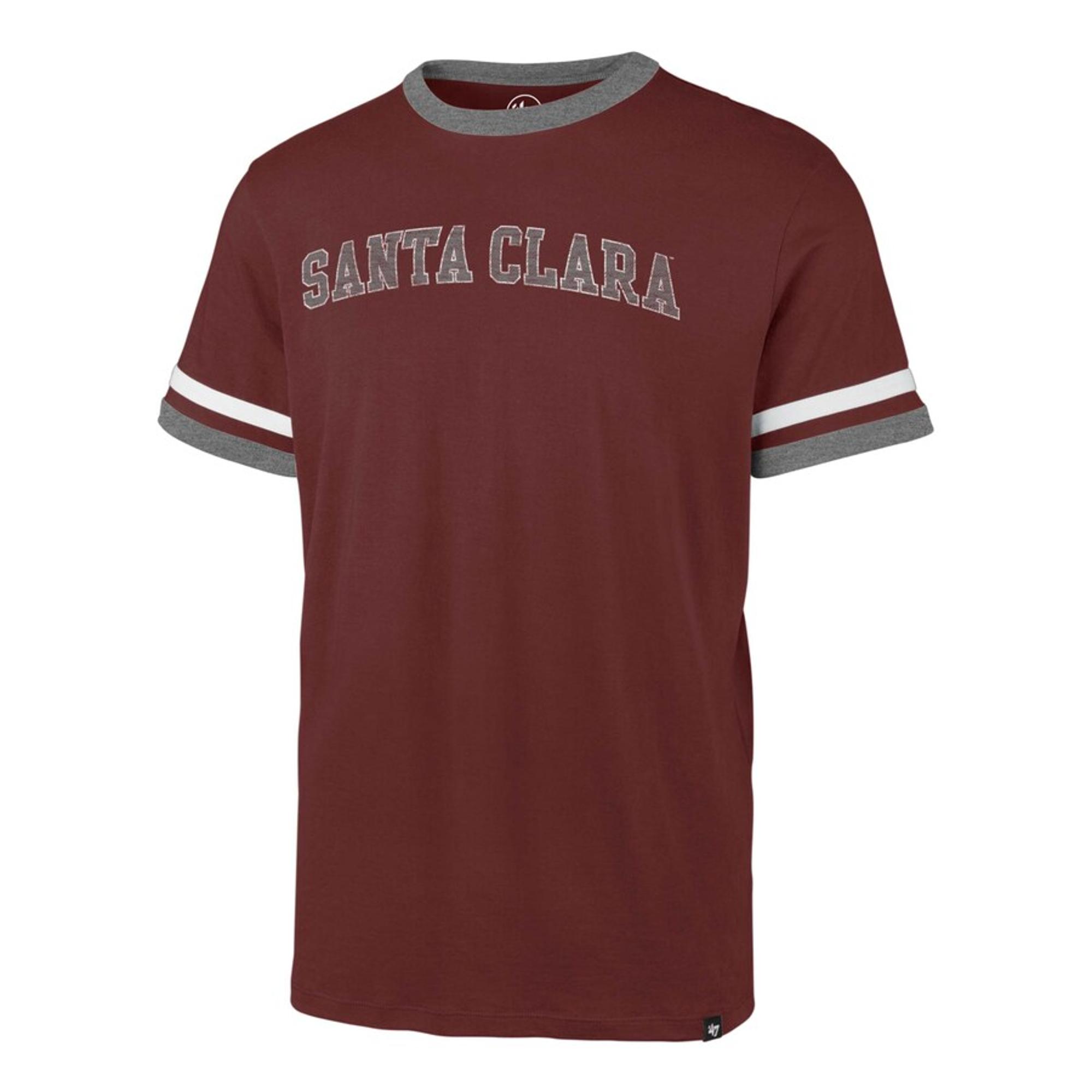 image of: Santa Clara Broncos Otis Ringer Short Sleeve Tee, Red